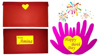 Photo of How to Make Birthday Gift Card & Envelope | Art & Craft