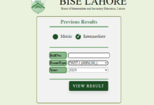 Photo of 1st Year Result 2021 Bise Lahore Online Check Result