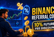 Binance referral code 10 percent futures fee discount thumbnail